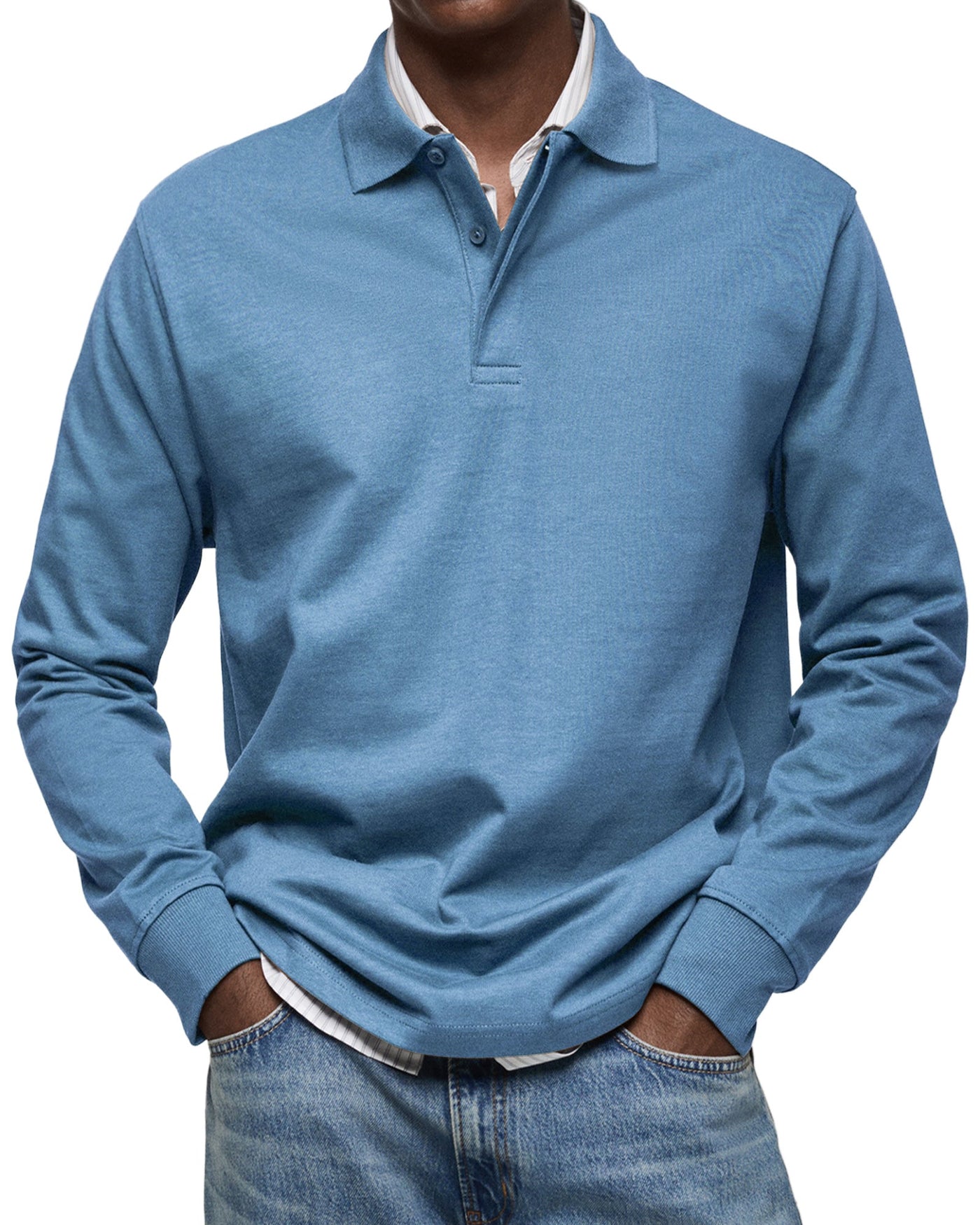 BJORN | Classic Long Sleeve Polo Shirt