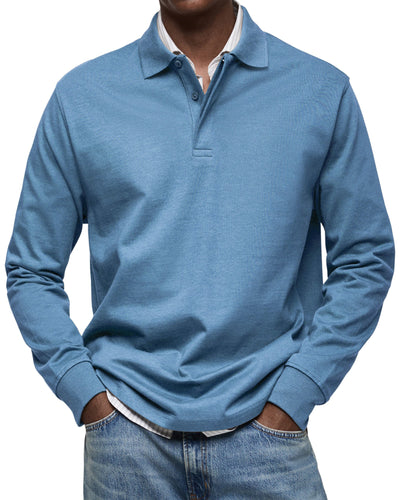 BJORN | Classic Long Sleeve Polo Shirt