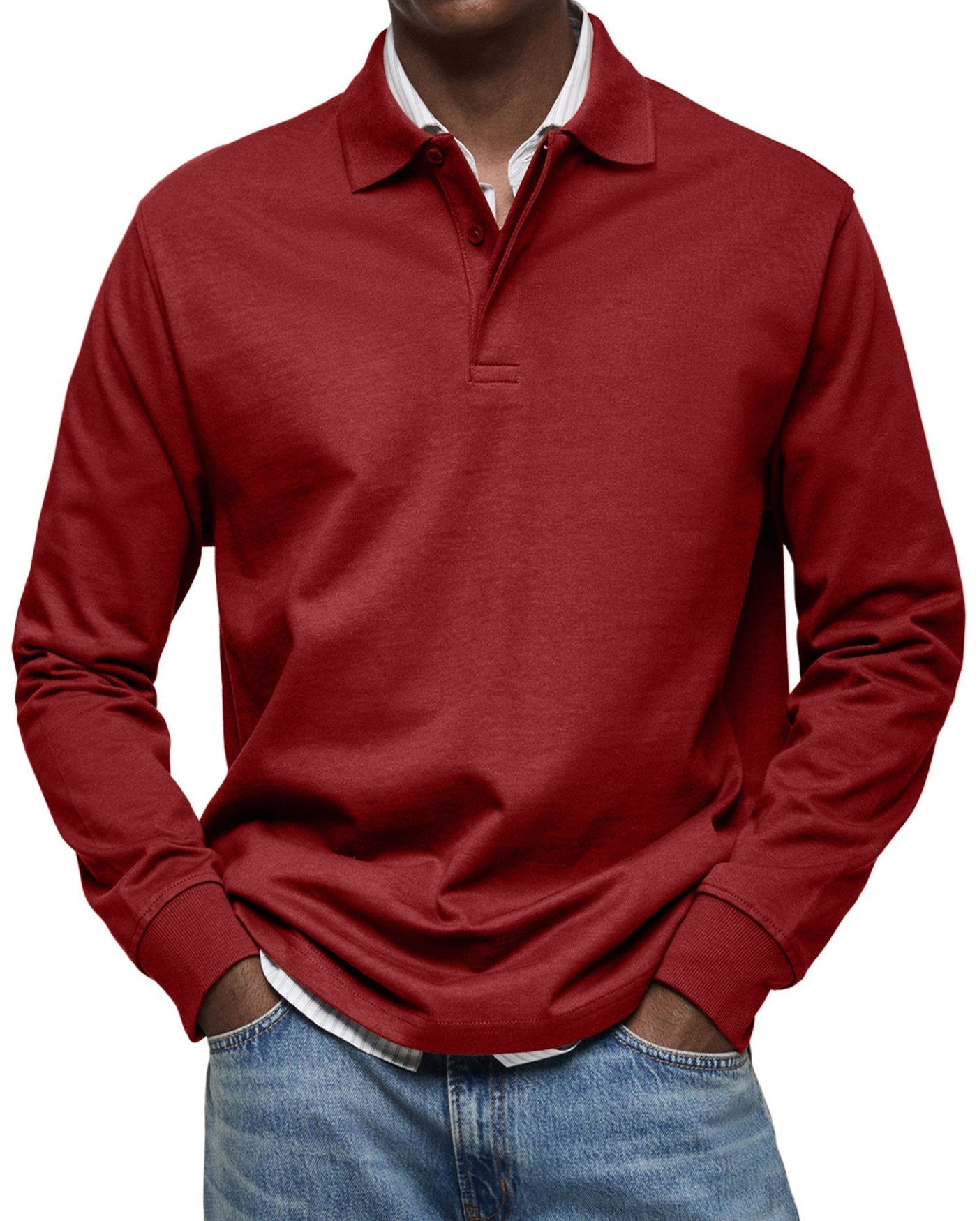 BJORN | Classic Long Sleeve Polo Shirt