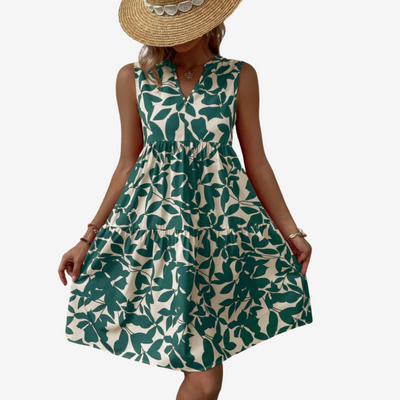 Séraphine™ | Timeless Botanical Print Dress