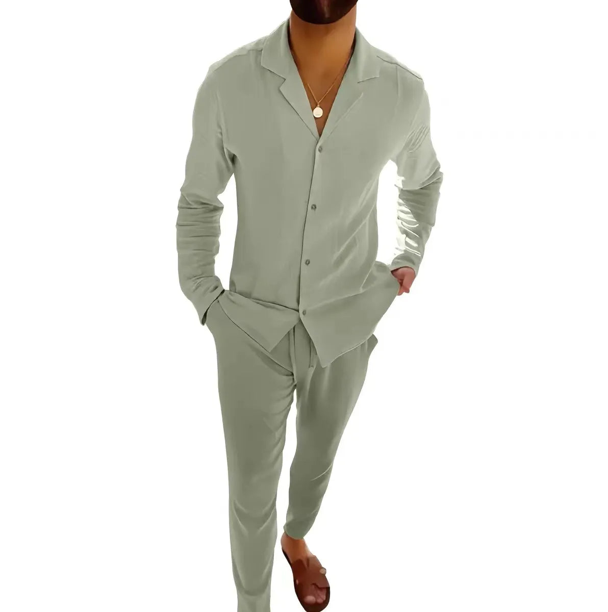 David™ | Complete summer outfit for men in linen