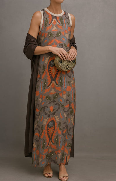 Serene | Elegant Evening Dress with Stole