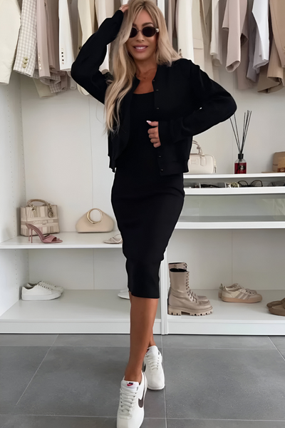 ADELE | Midi Dress & Jacket for Confident Elegance