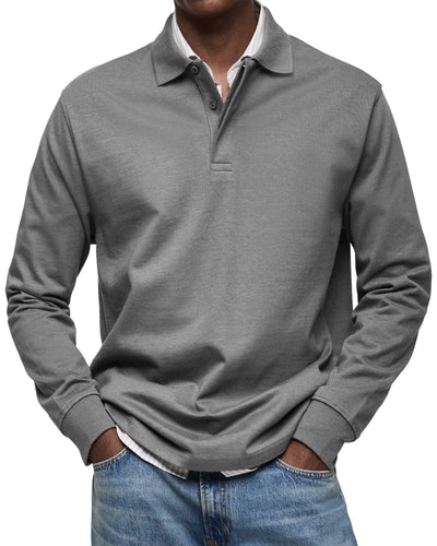 BJORN | Classic Long Sleeve Polo Shirt