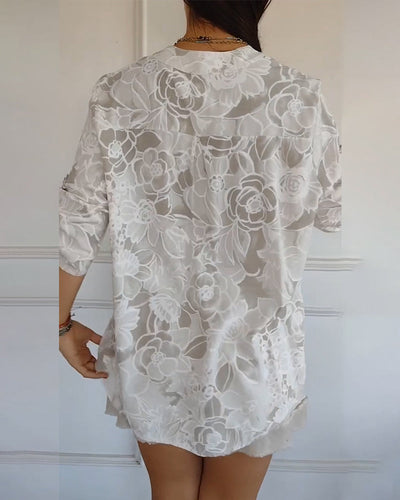 Christina | Floral Print Blouse