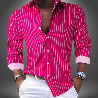 Asensio - Stylish Long Sleeve Shirt