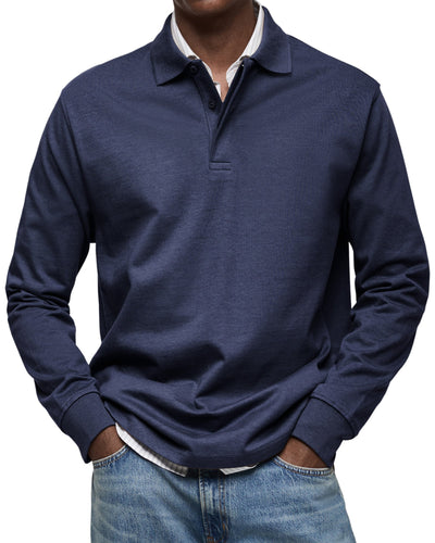 BJORN | Classic Long Sleeve Polo Shirt
