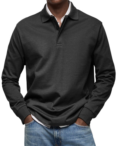 BJORN | Classic Long Sleeve Polo Shirt