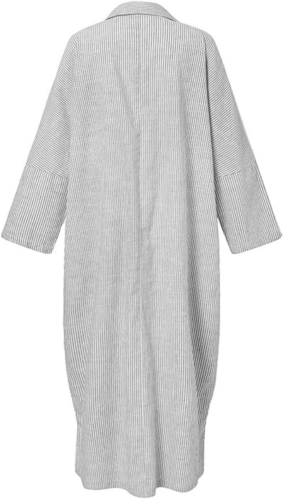 Stripe™ | Long Sleeve Shirt Dress