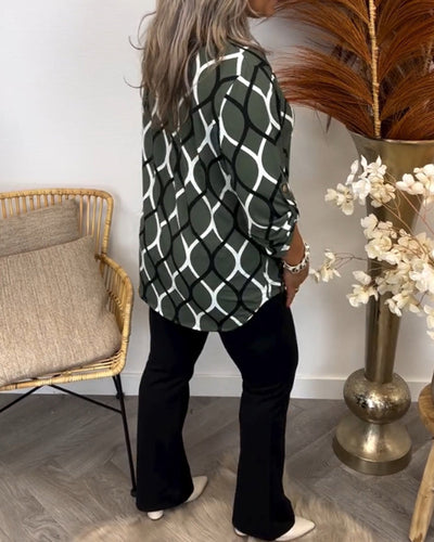 ADELE – Blouse with Graphic Print