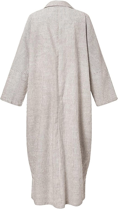 Stripe™ | Long Sleeve Shirt Dress