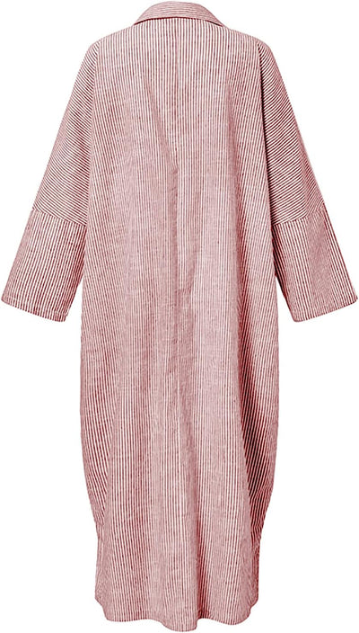 Stripe™ | Long Sleeve Shirt Dress