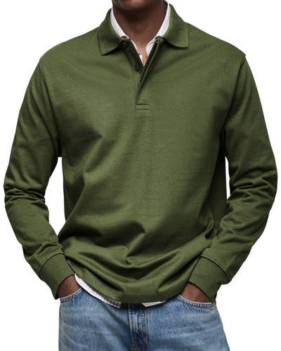 BJORN | Classic Long Sleeve Polo Shirt