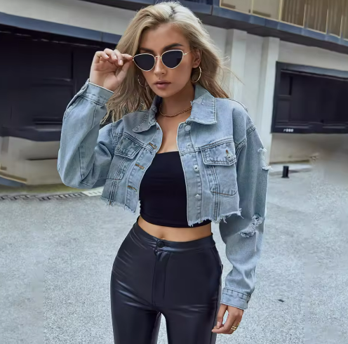 Mila | Jeans Bomberjacka
