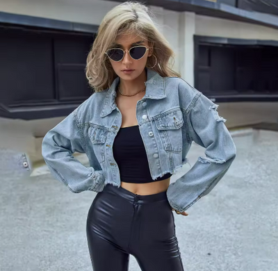 Mila | Jeans Bomberjacka