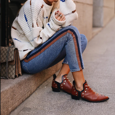 Aurora | Suede Leather Ankle Boots