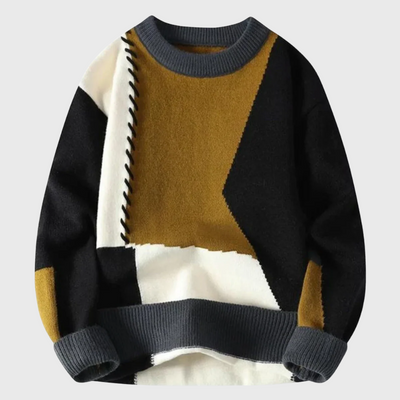 Patchwork sweater
