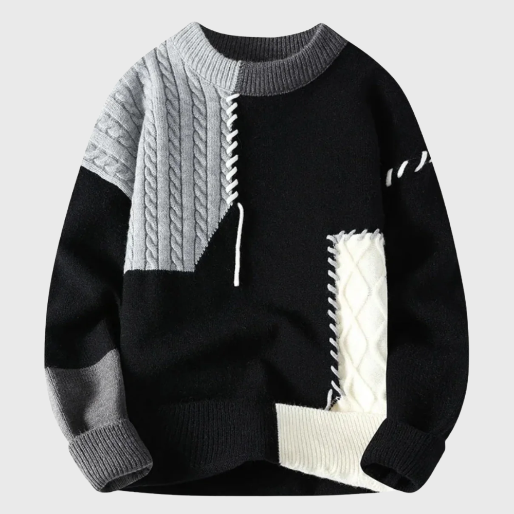 Patchwork sweater