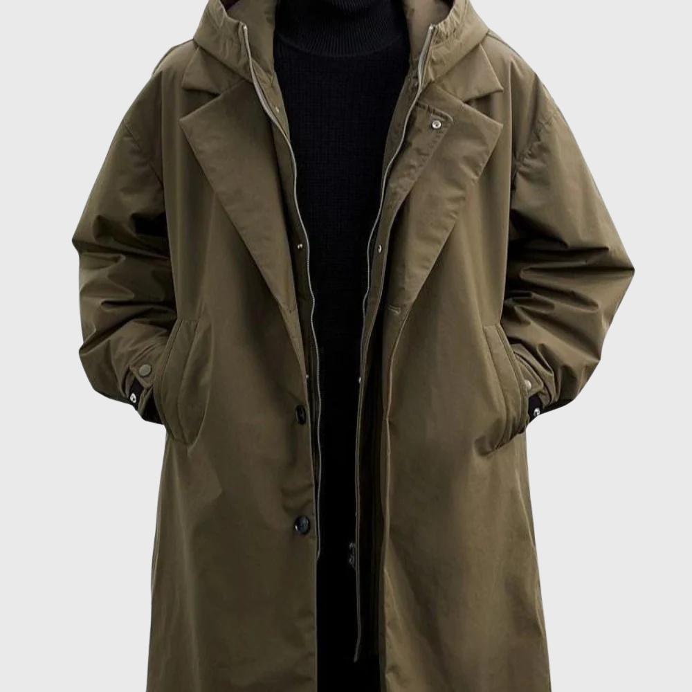 Windproof and waterproof jacket with hood
