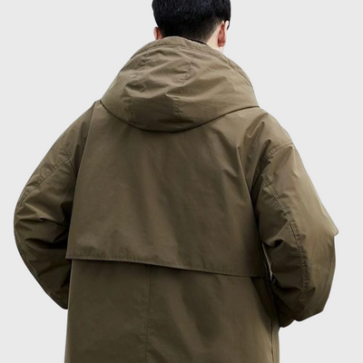 Windproof and waterproof jacket with hood