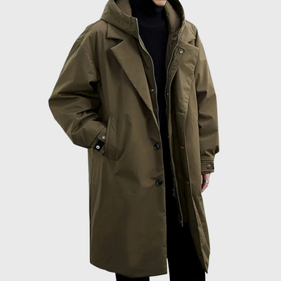 Windproof and waterproof jacket with hood
