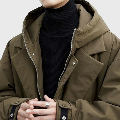 Windproof and waterproof jacket with hood