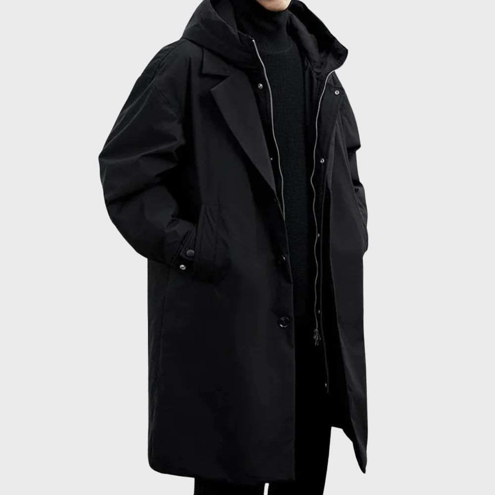 Windproof and waterproof jacket with hood