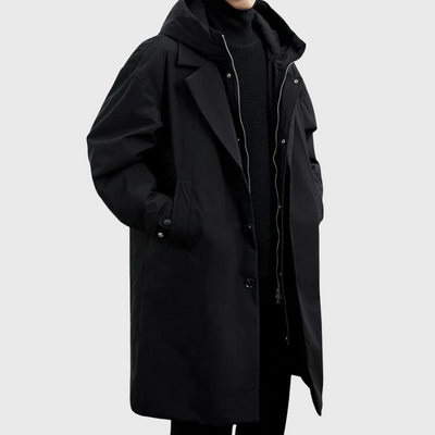 Windproof and waterproof jacket with hood