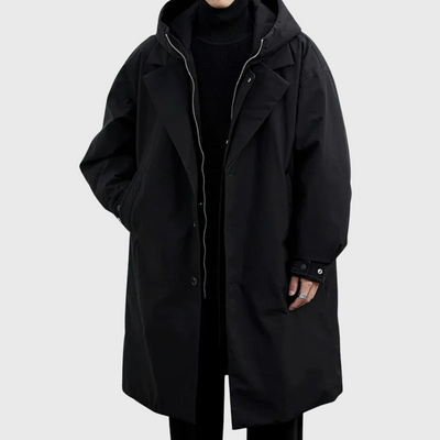 Windproof and waterproof jacket with hood