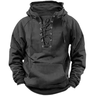Robert™ – Retro outdoor hoodie with drawstrings, designed for fall and winter