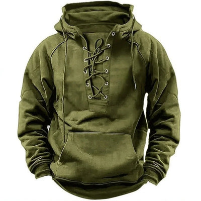 Robert™ – Retro outdoor hoodie with drawstrings, designed for fall and winter
