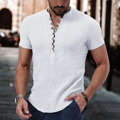 Anestis - Elegant Short Sleeve Shirt