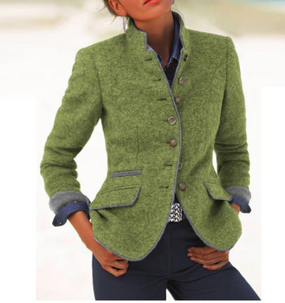 Charlize | Elegant cardigan with high collar
