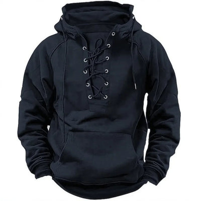 Robert™ – Retro outdoor hoodie with drawstrings, designed for fall and winter