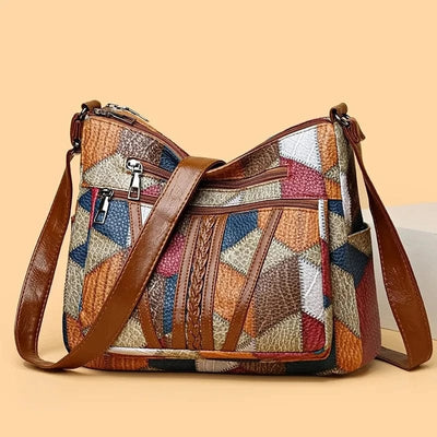 Adele | Mosaic leather handbag