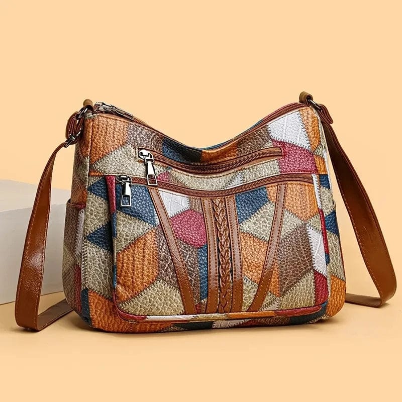 Adele | Mosaic leather handbag