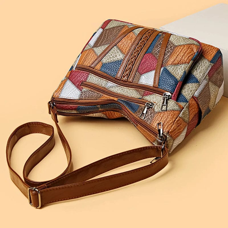 Adele | Mosaic leather handbag