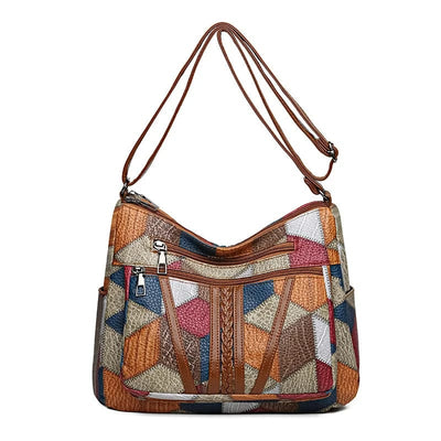 Adele | Mosaic leather handbag