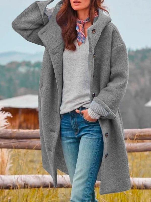 Adele - Stylish long winter jacket