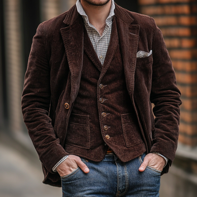 Robert - Classic Blazer and Waistcoat