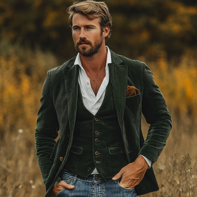 Robert - Classic Blazer and Waistcoat